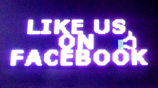 Facebook Signage