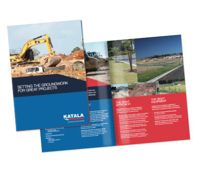 Katala brochure design and copywriting