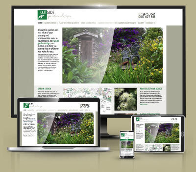 Outside Garden Design responsive website design