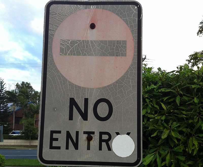 Car park signage