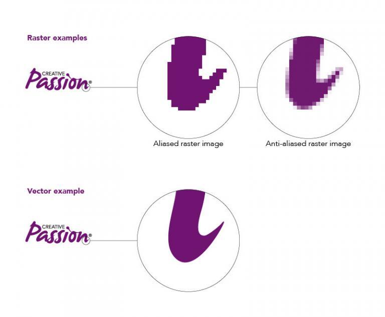 What's the difference between raster and vector? Creative Passion